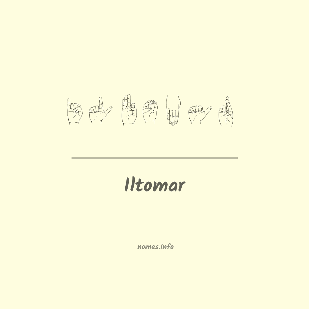 Iltomar em Libras