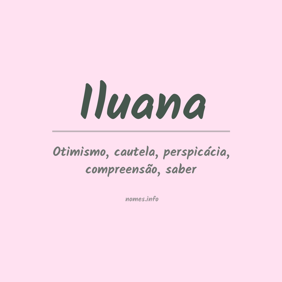 Significado do nome Iluana