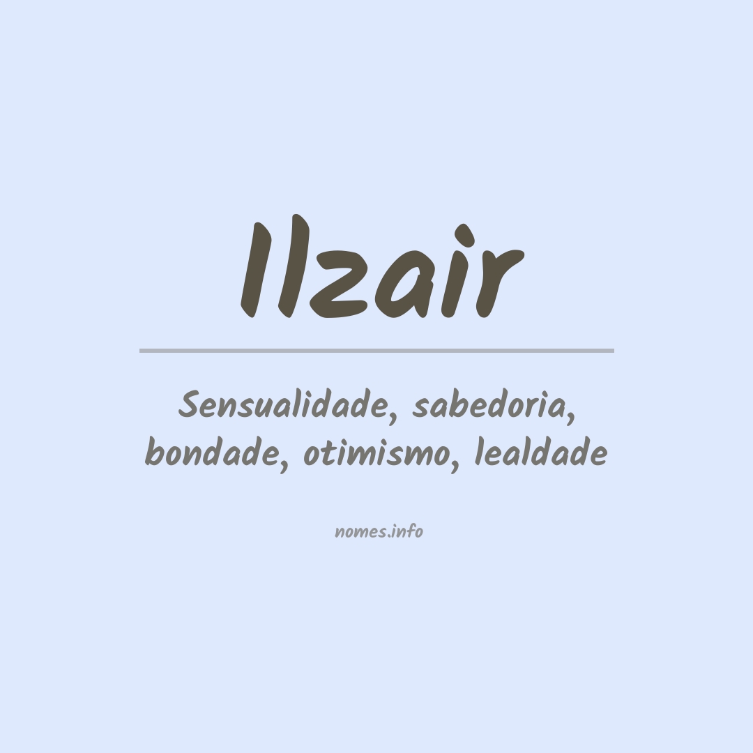 Significado do nome Ilzair