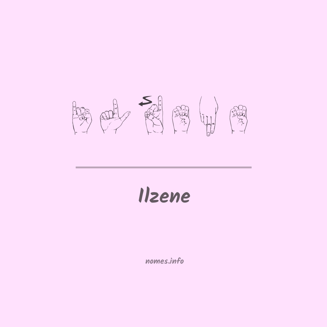 Ilzene em Libras