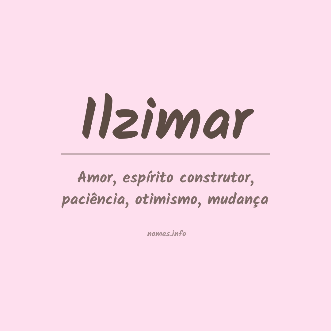 Significado do nome Ilzimar