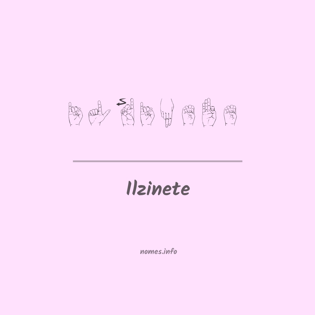 Ilzinete em Libras