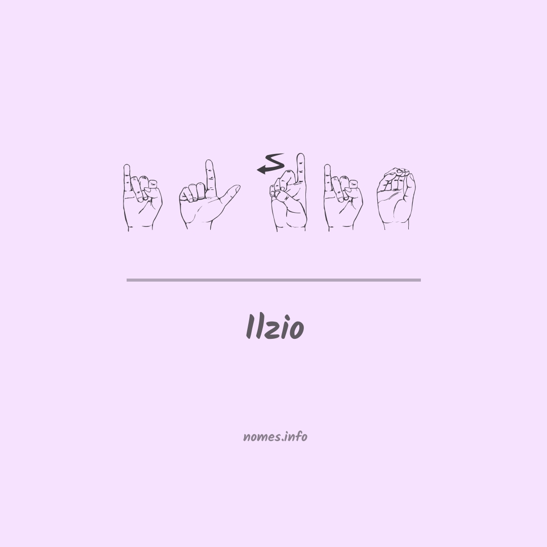 Ilzio em Libras