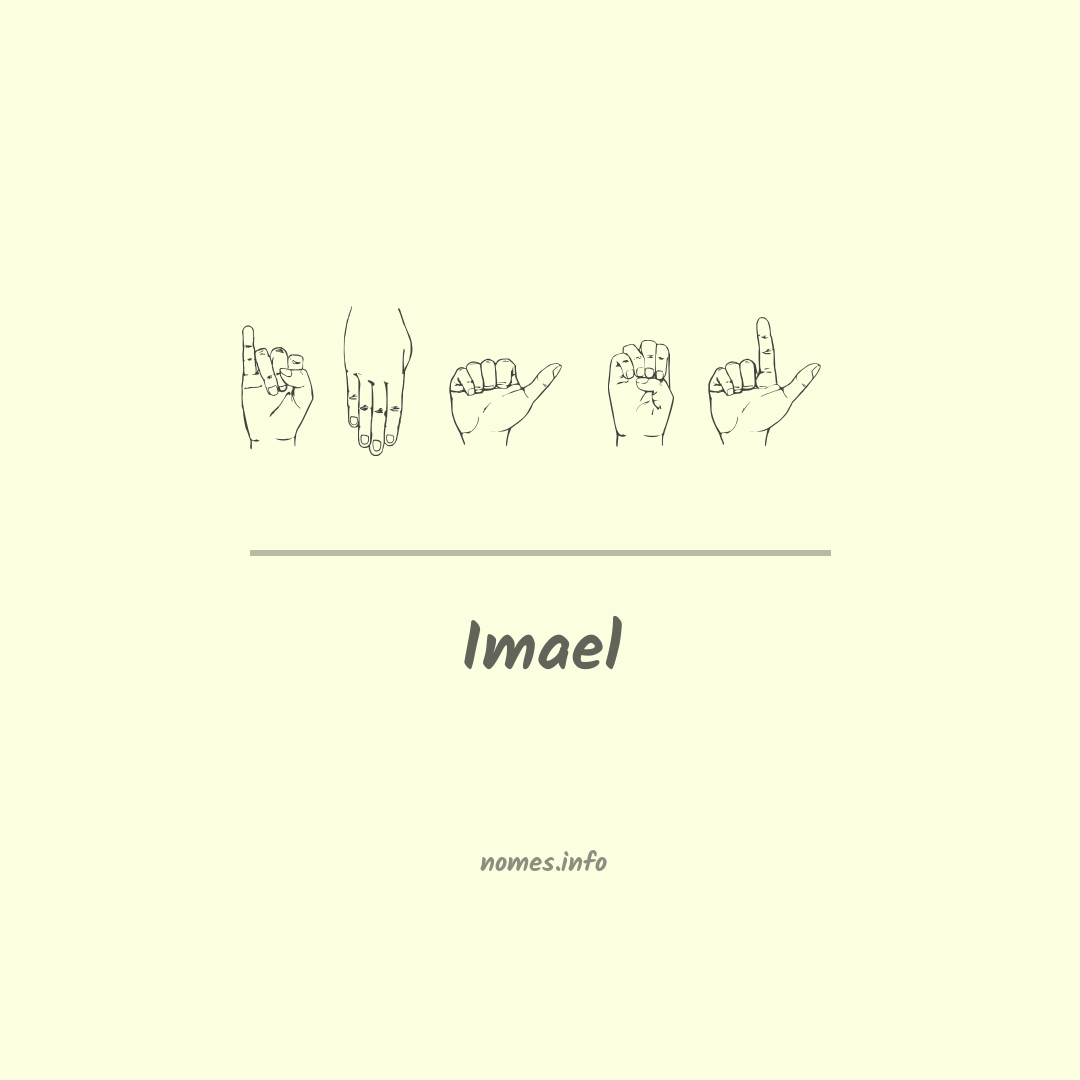 Imael em Libras