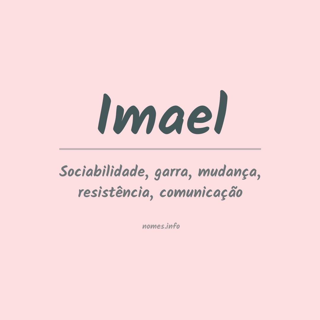 Significado do nome Imael