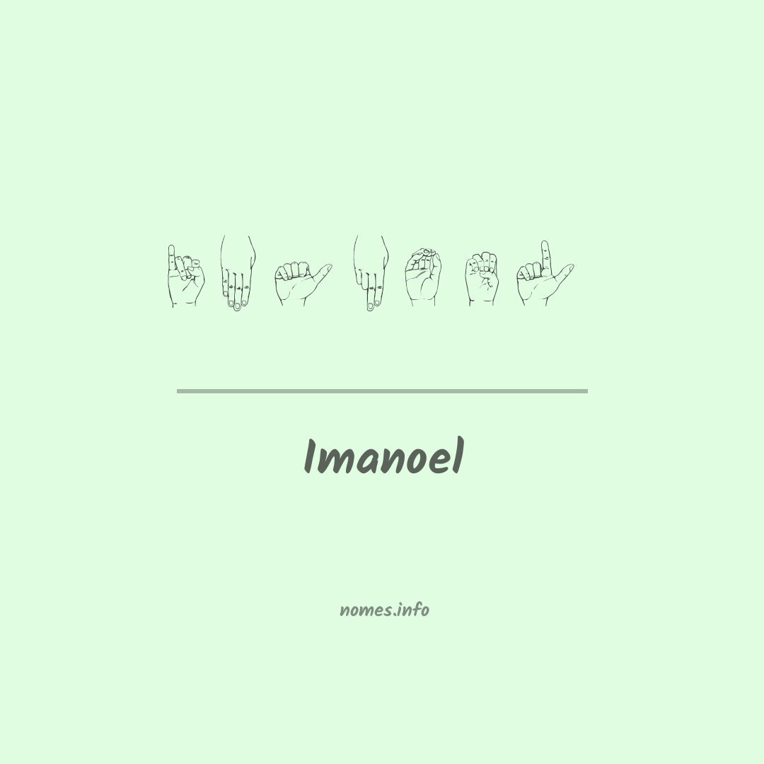 Imanoel em Libras