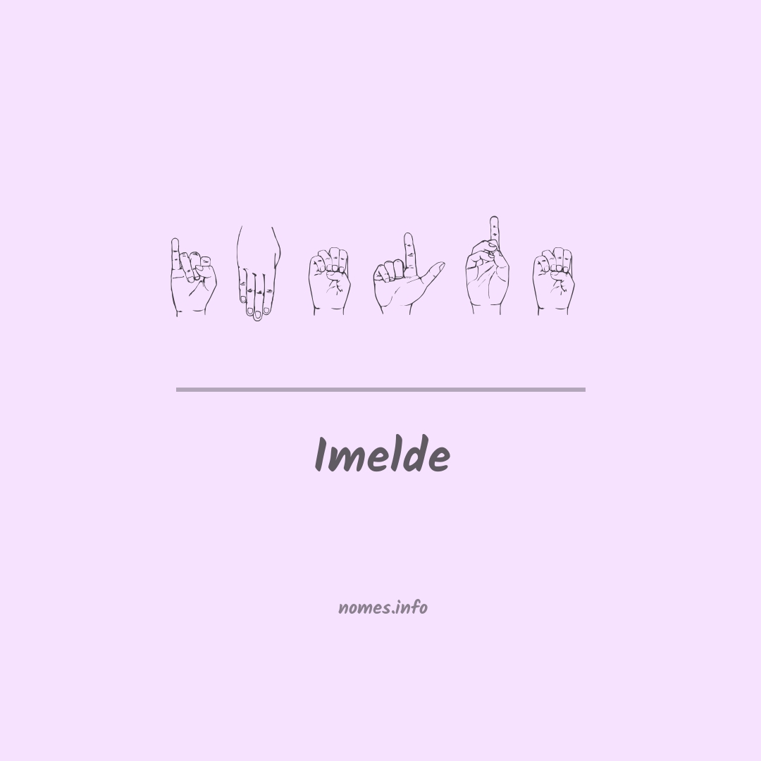 Imelde em Libras