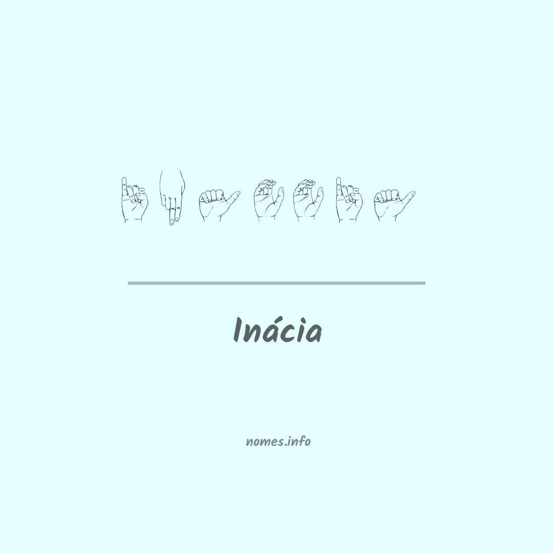 Inácia em Libras