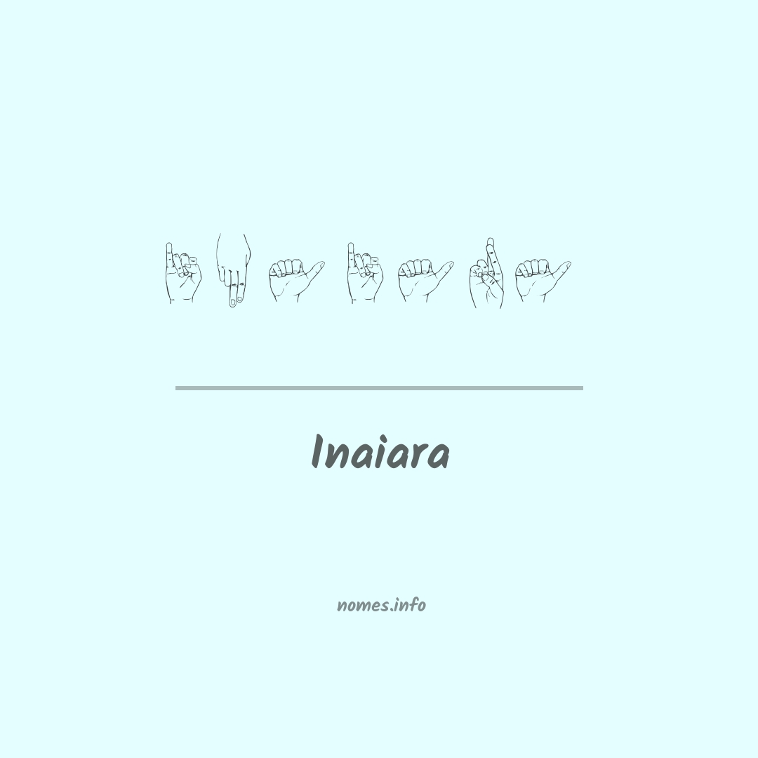 Inaiara em Libras