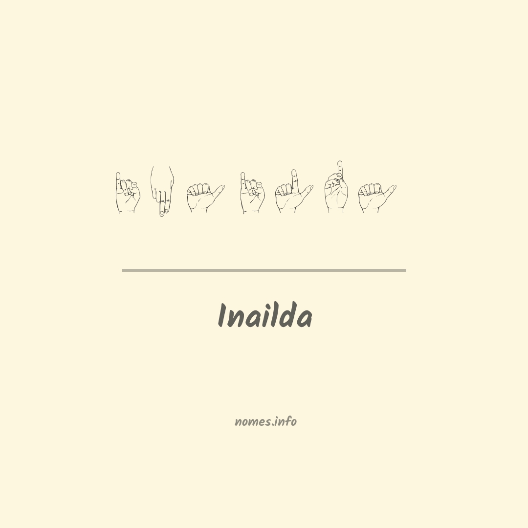 Inailda em Libras
