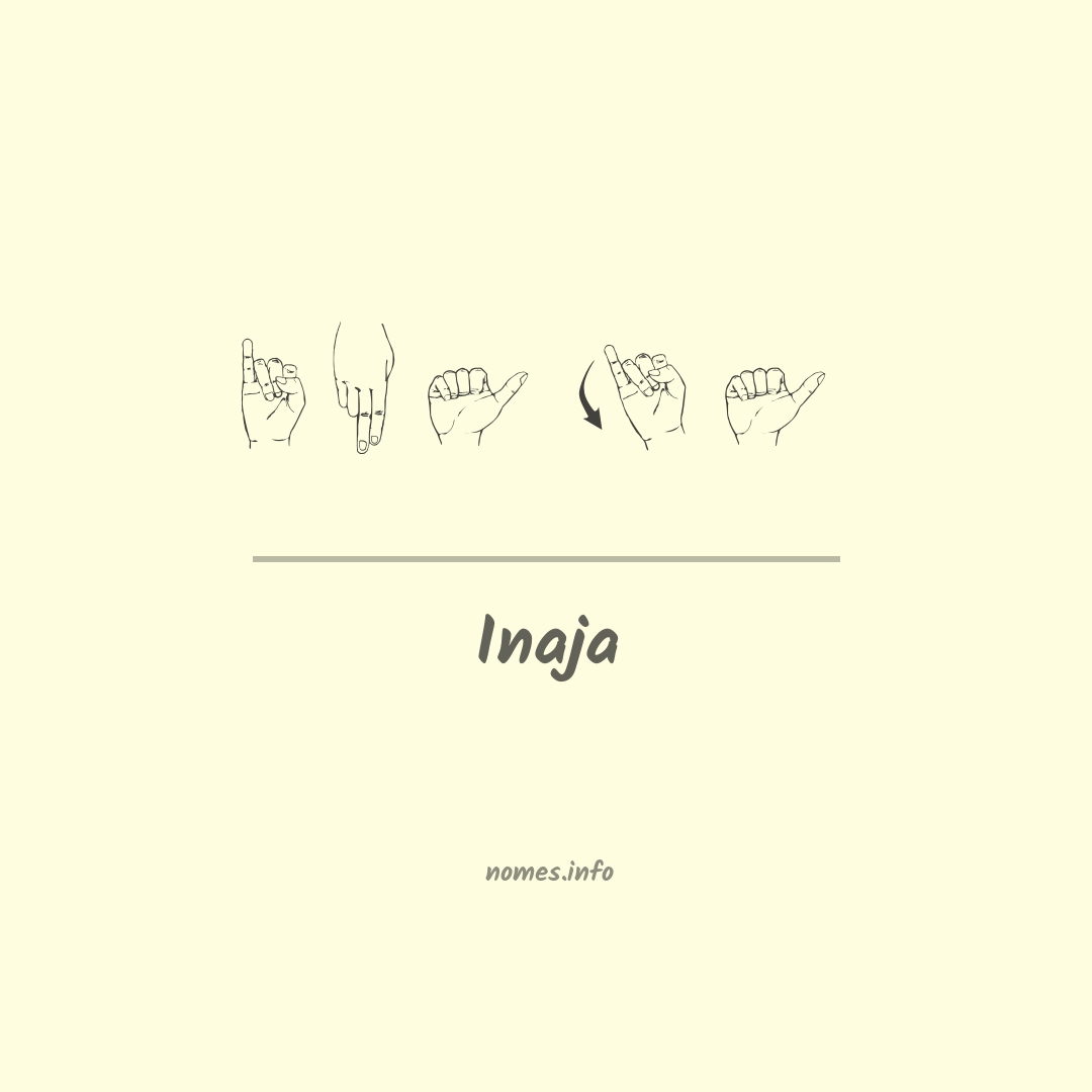 Inaja em Libras