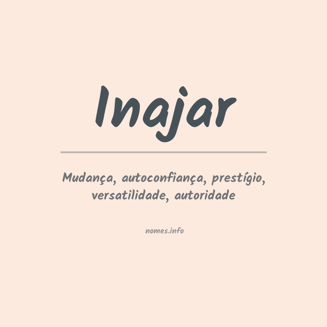 Significado do nome Inajar