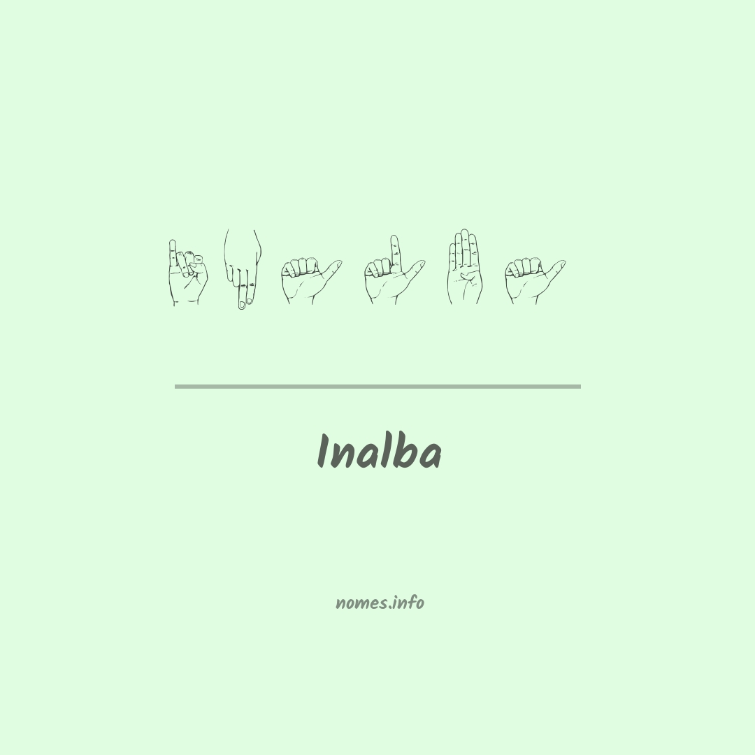 Inalba em Libras