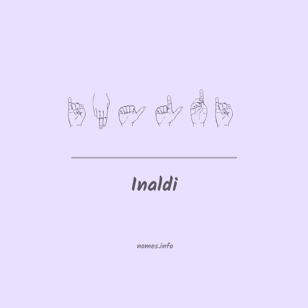 Inaldi em Libras
