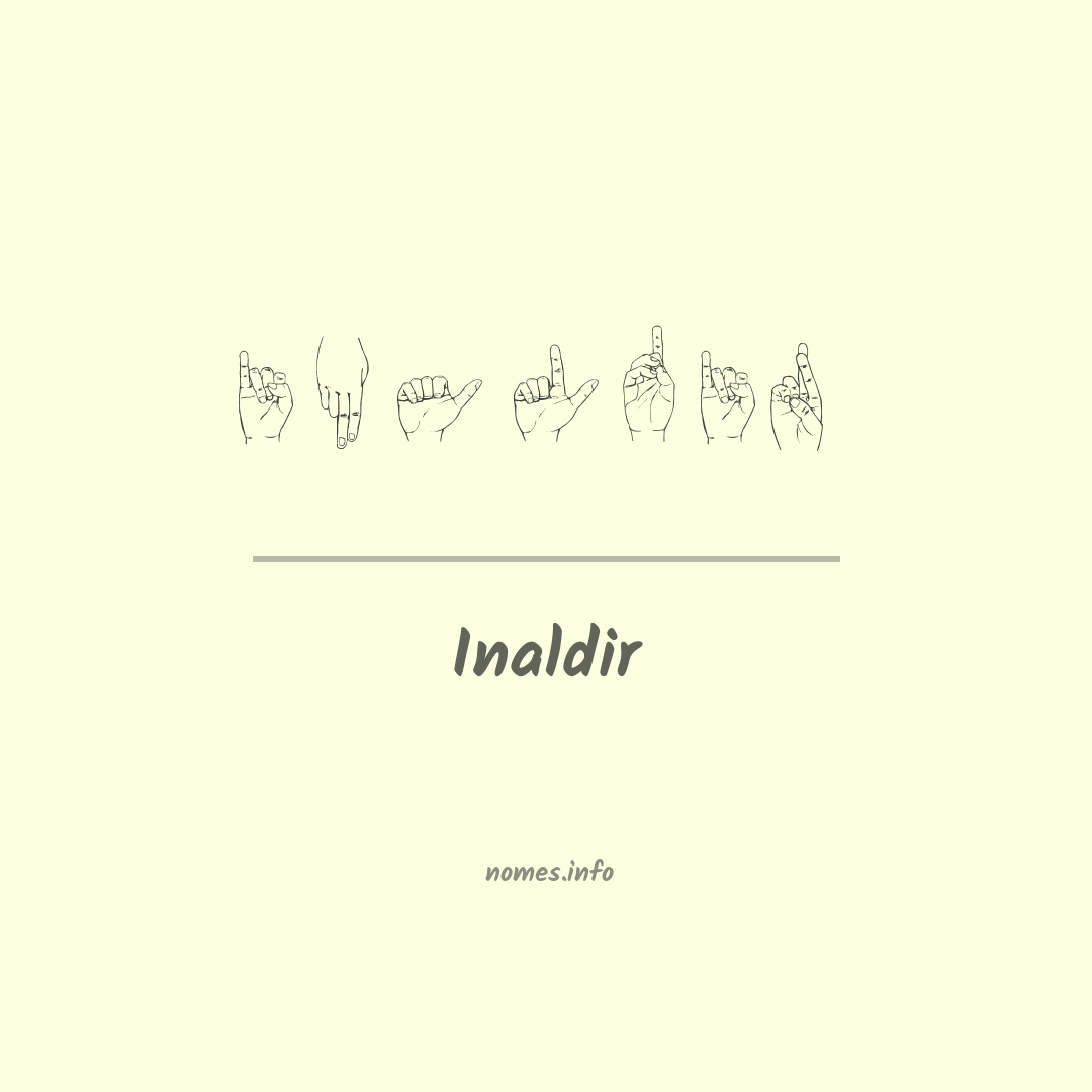 Inaldir em Libras