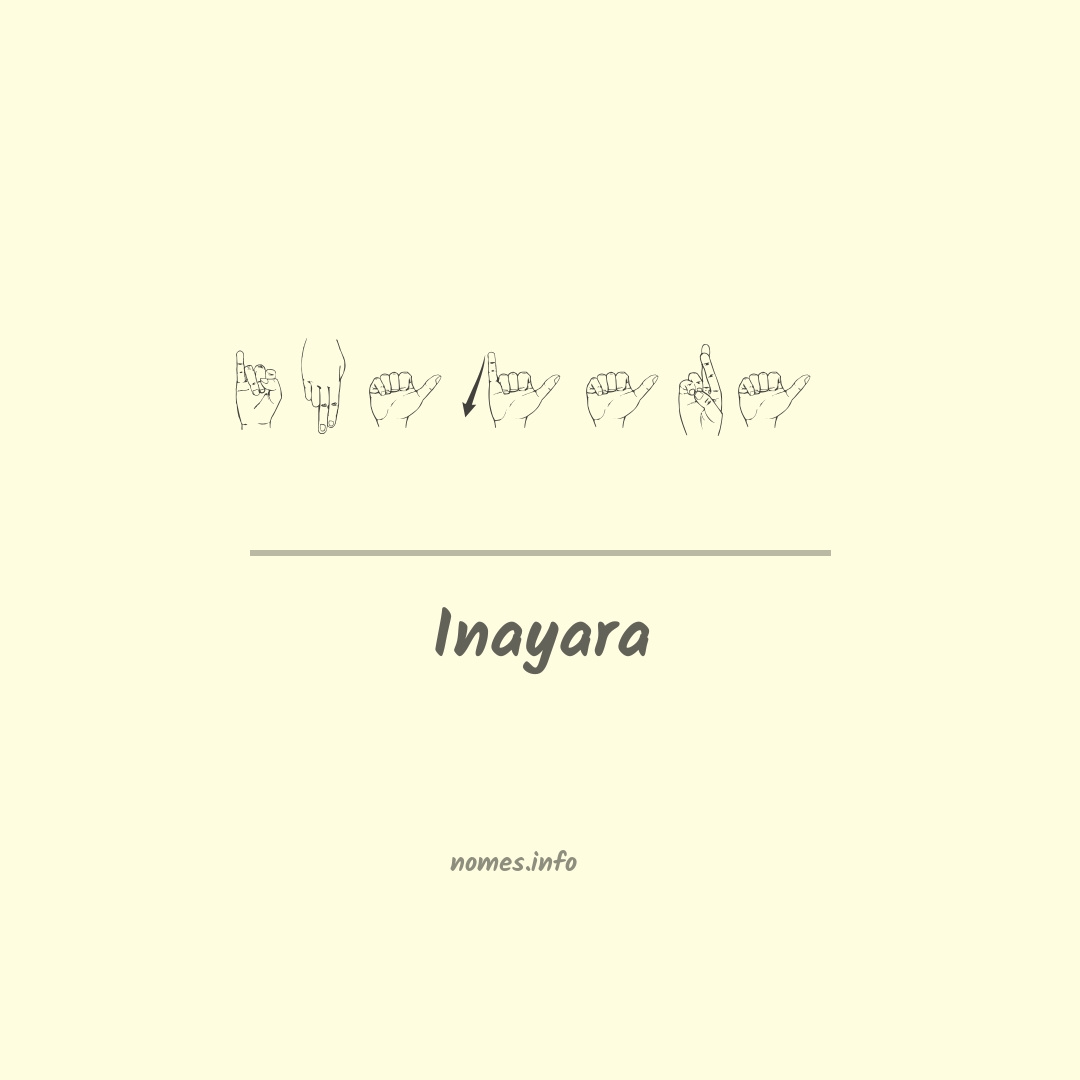 Inayara em Libras