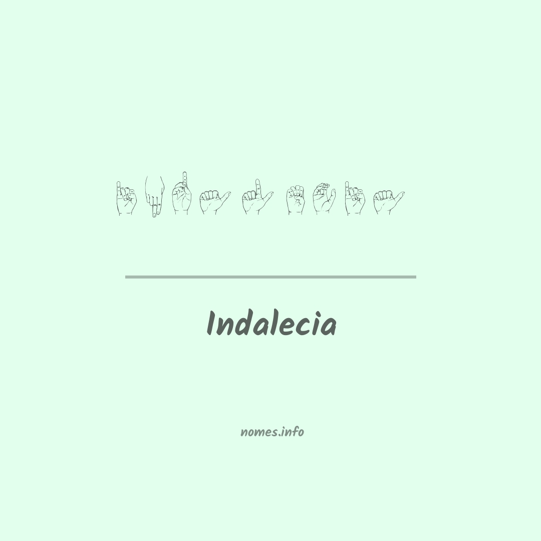 Indalecia em Libras