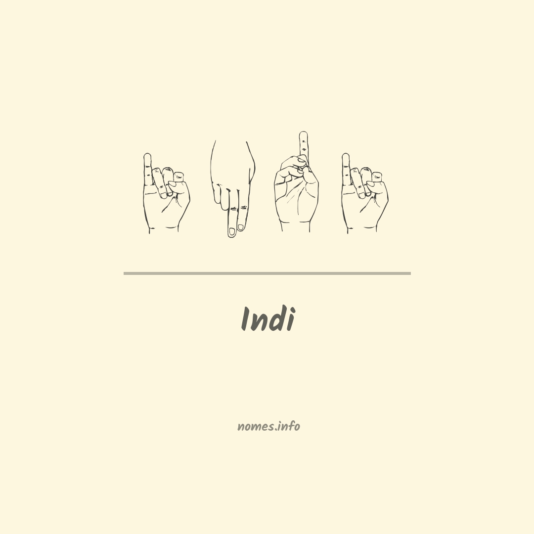 Indi em Libras