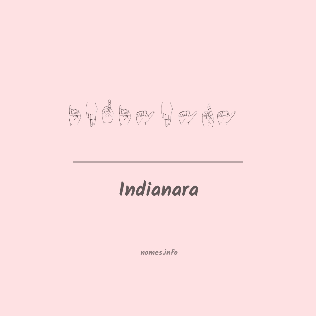 Indianara em Libras