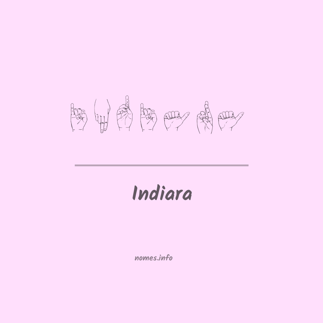 Indiara em Libras