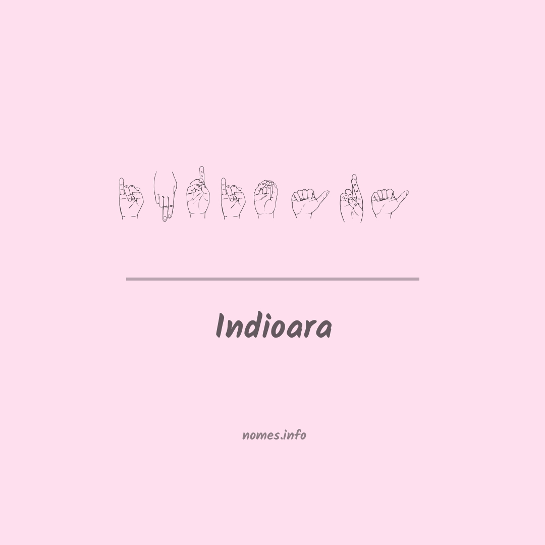Indioara em Libras