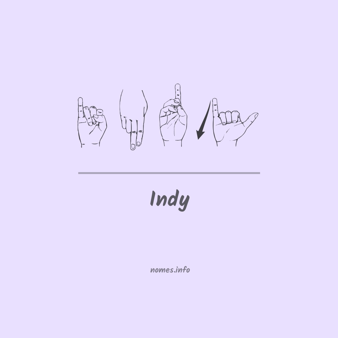 Indy em Libras