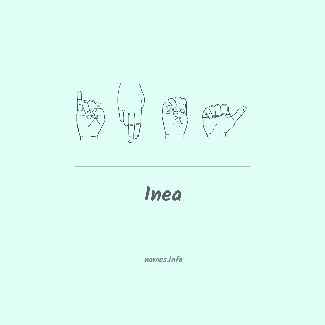 Inea em Libras