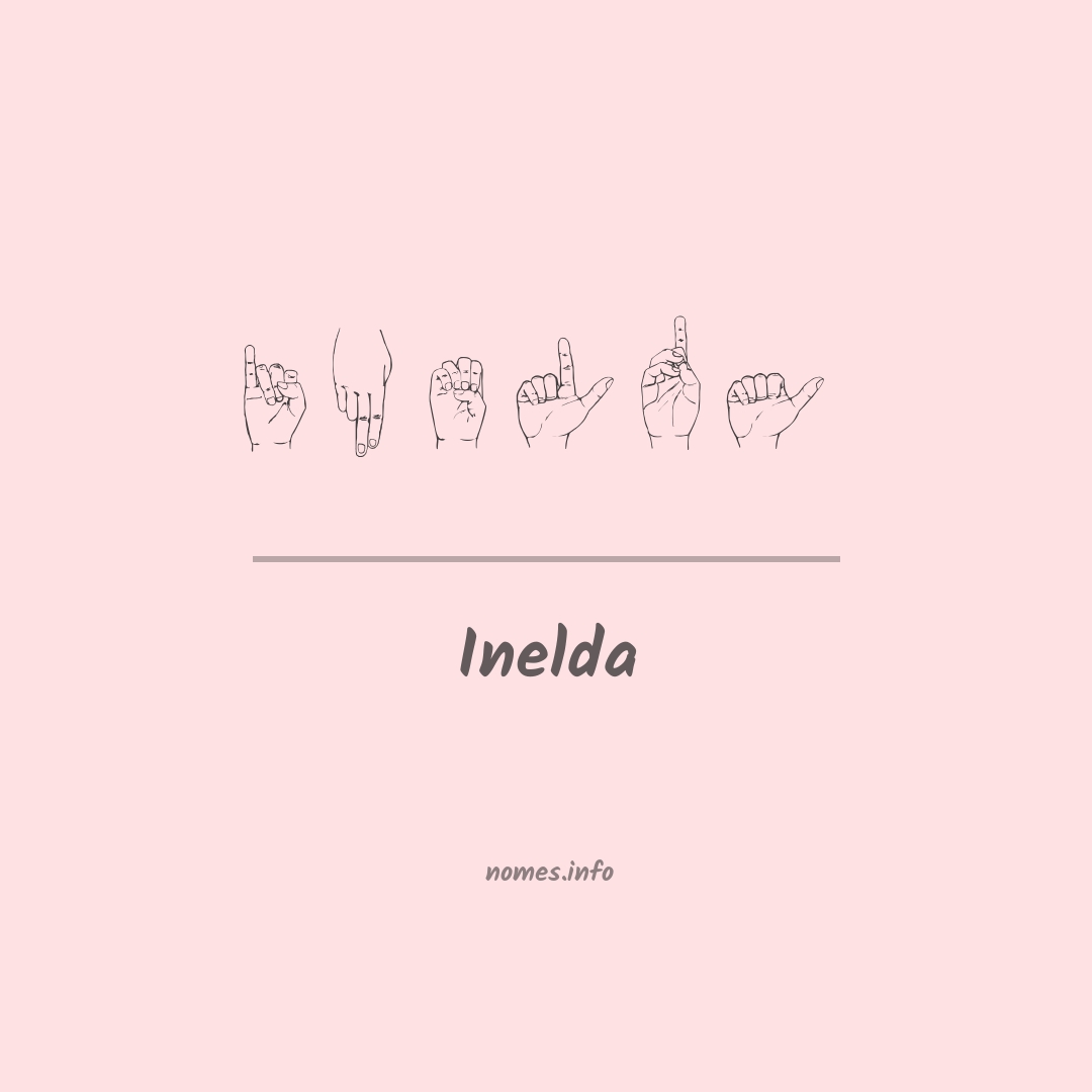 Inelda em Libras