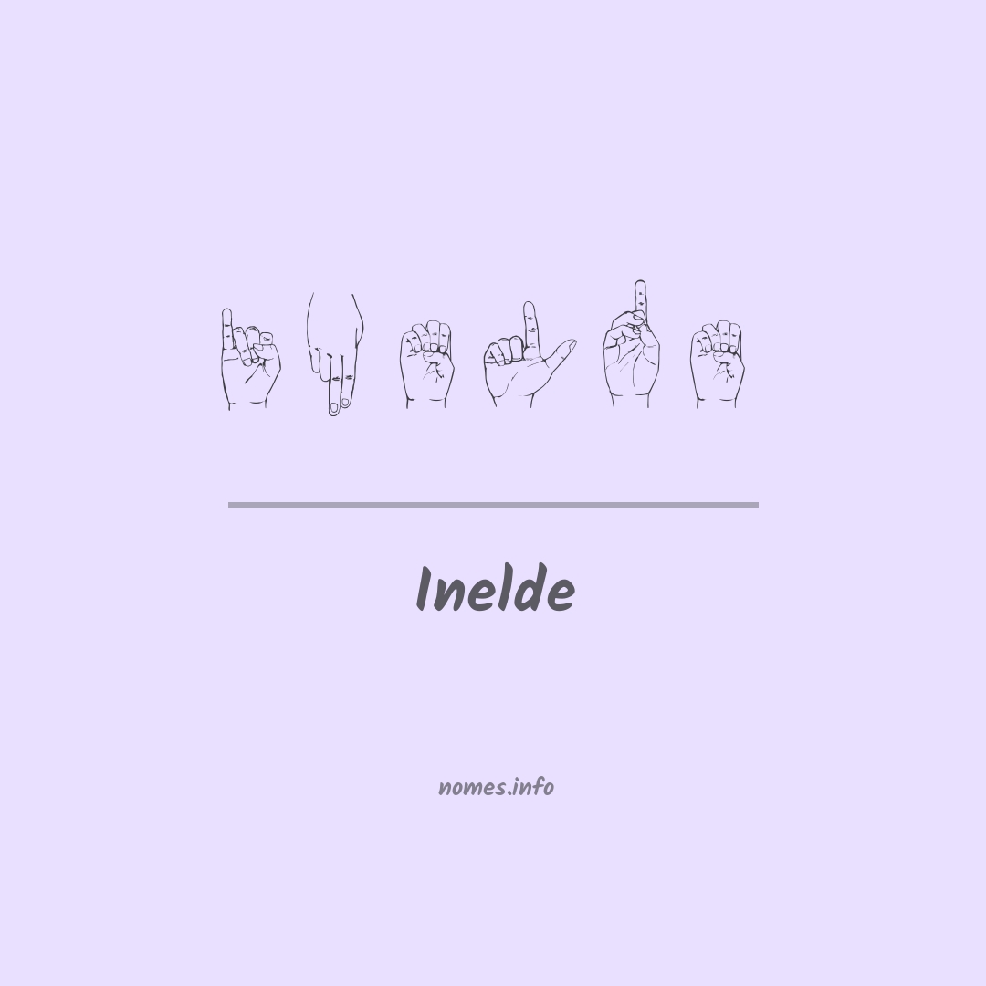 Inelde em Libras