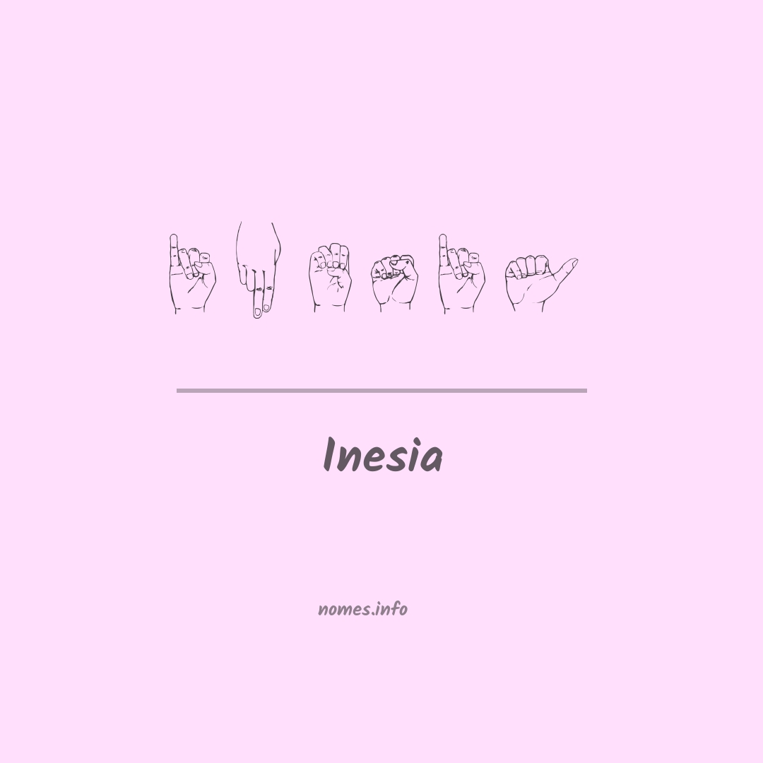 Inesia em Libras