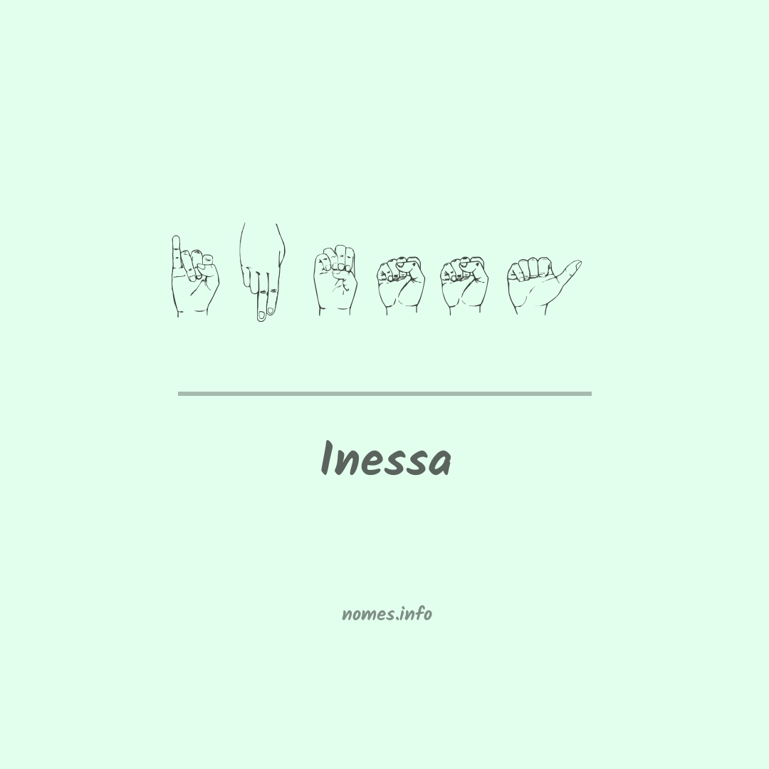 Inessa em Libras