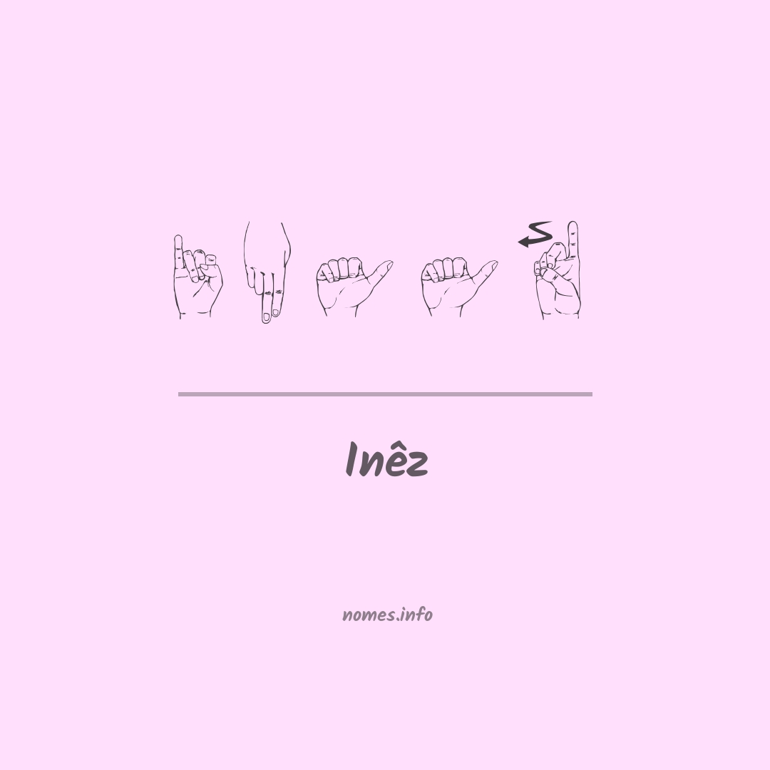 Inêz em Libras