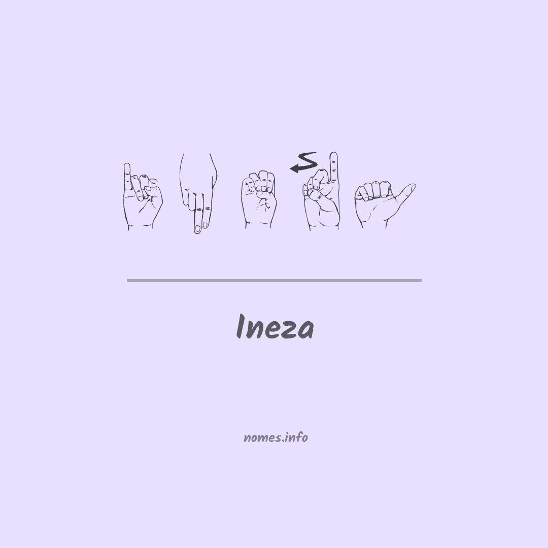Ineza em Libras Ineza em Libras