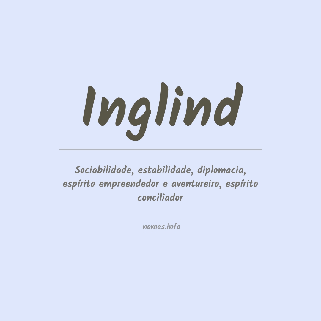 Significado do nome Inglind