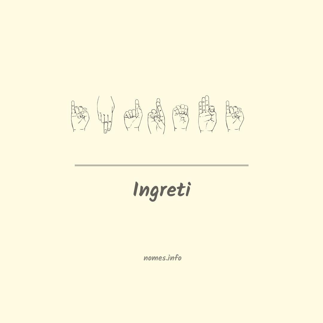 Ingreti em Libras