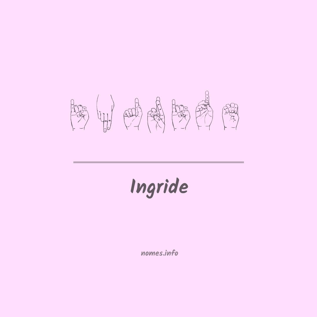 Ingride em Libras
