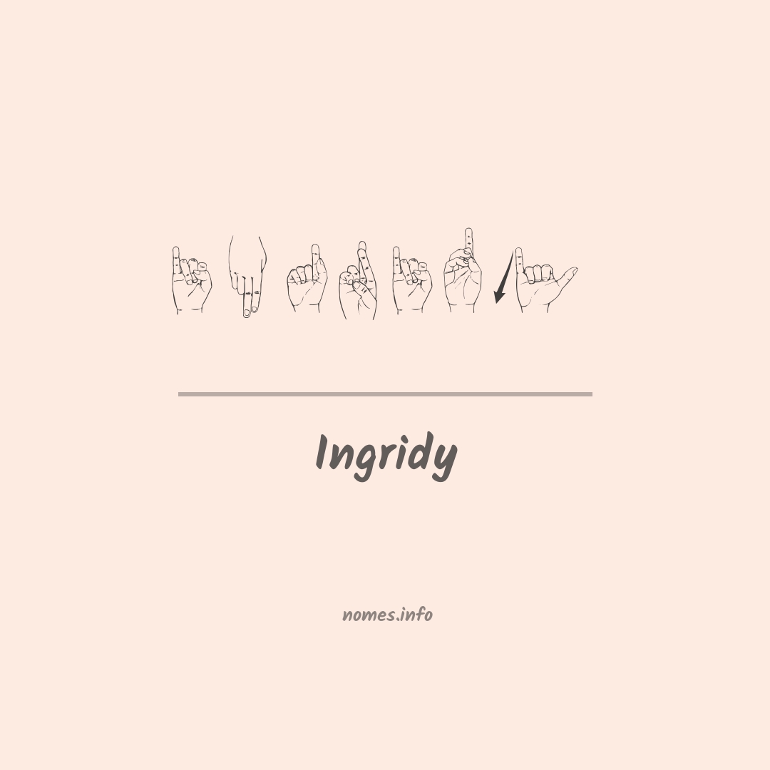 Ingridy em Libras