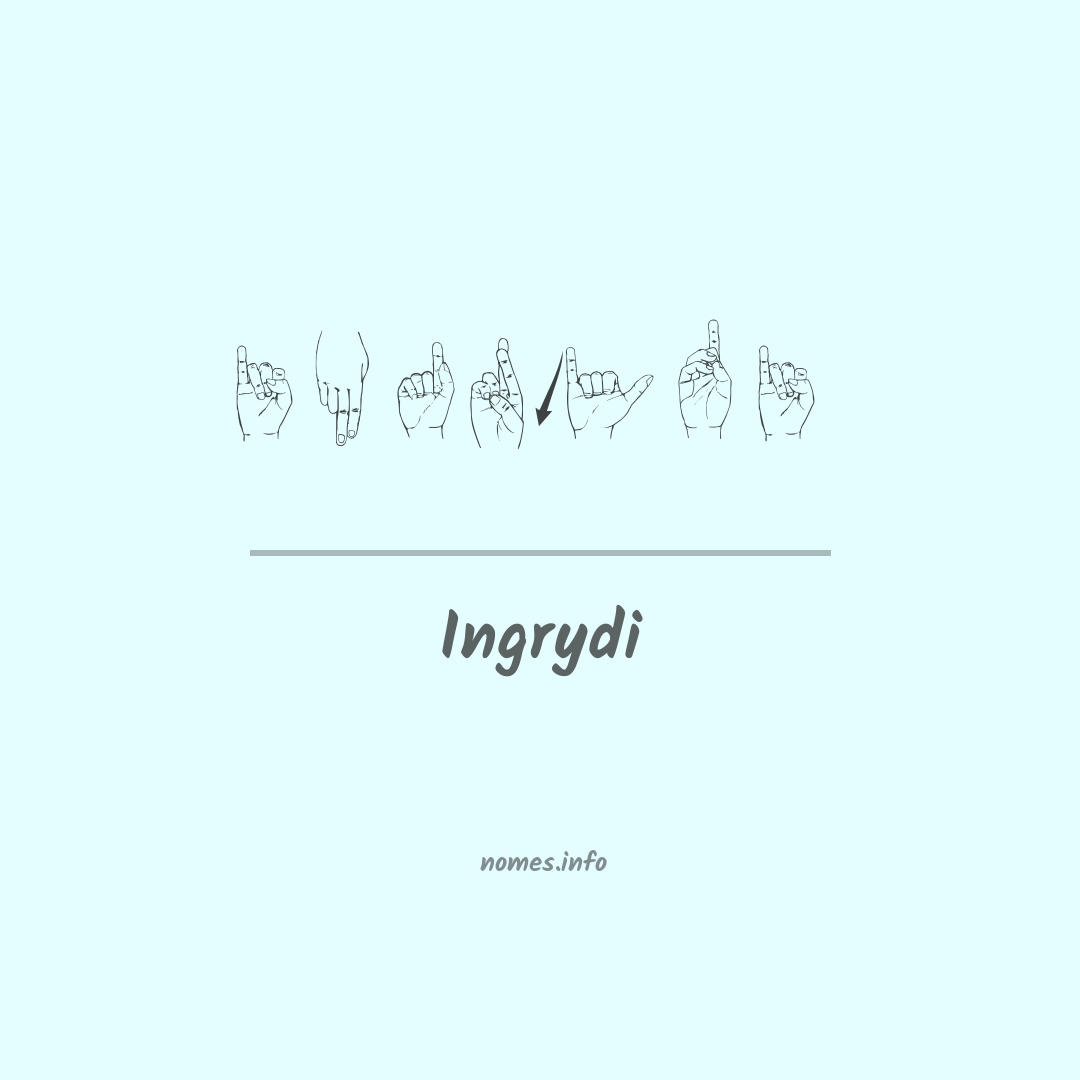 Ingrydi em Libras