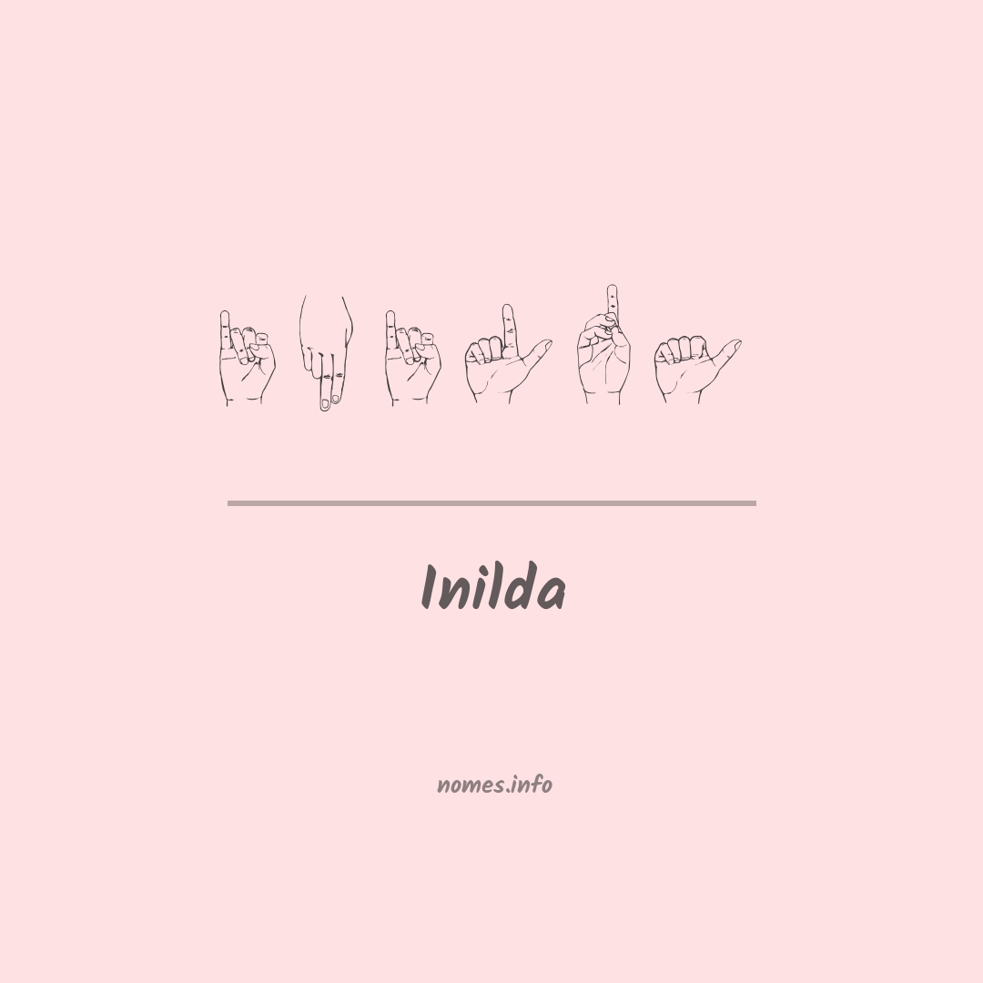 Inilda em Libras