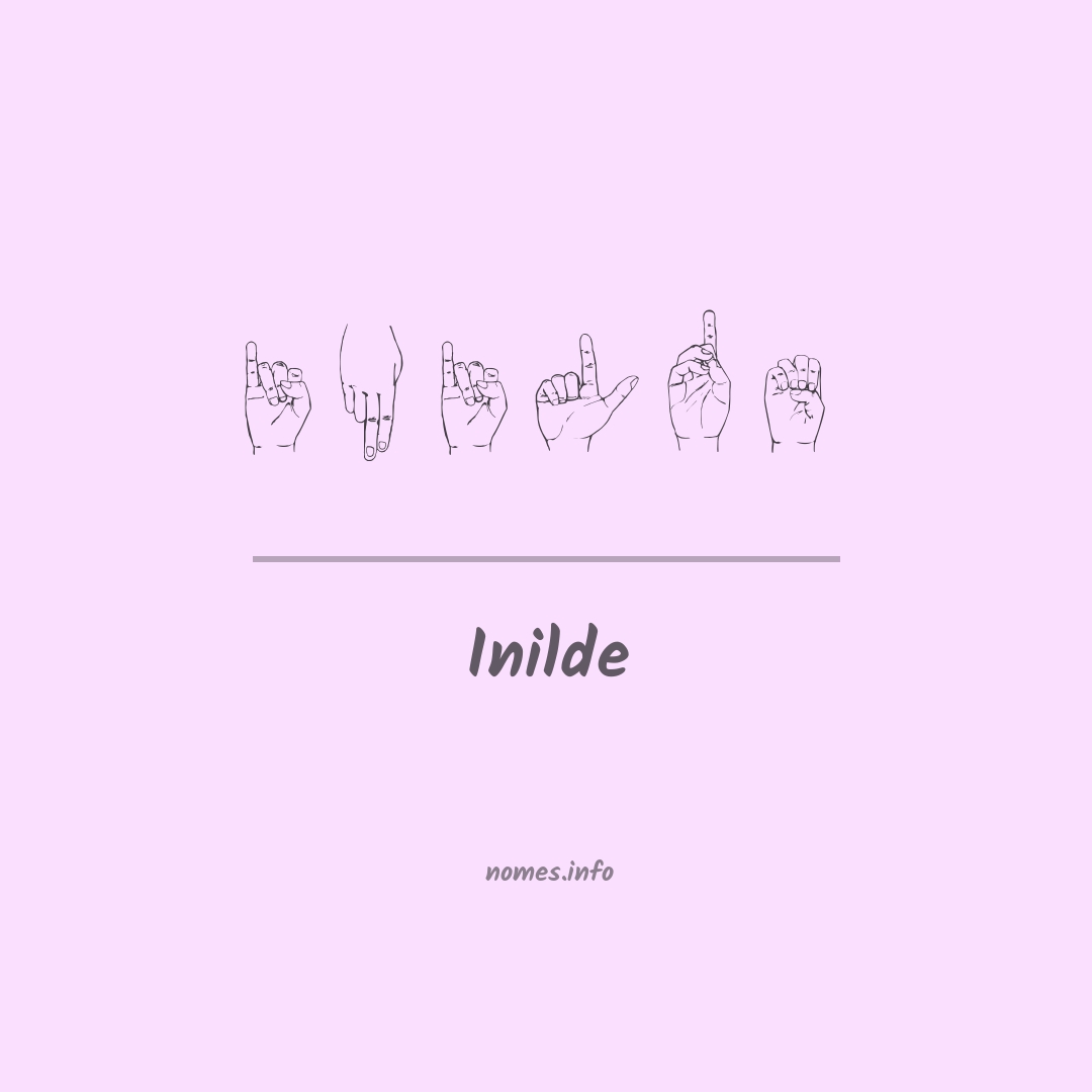 Inilde em Libras