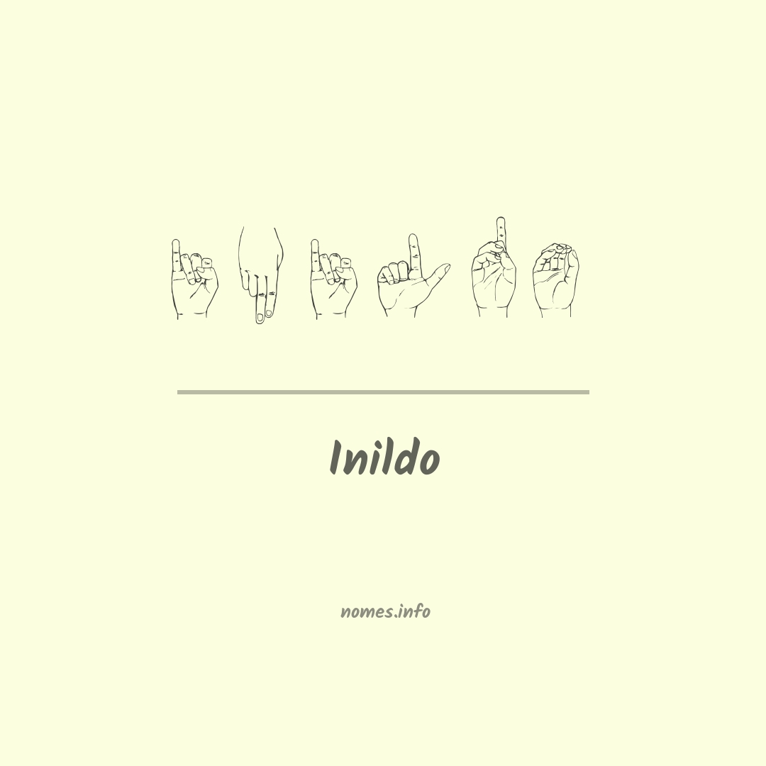 Inildo em Libras