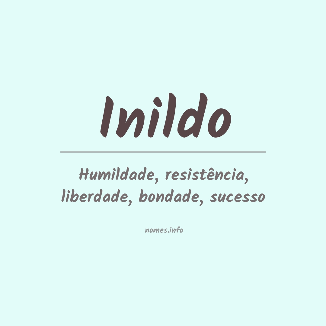 Significado do nome Inildo