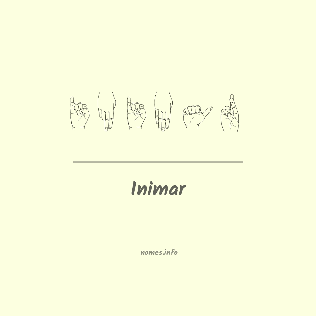 Inimar em Libras