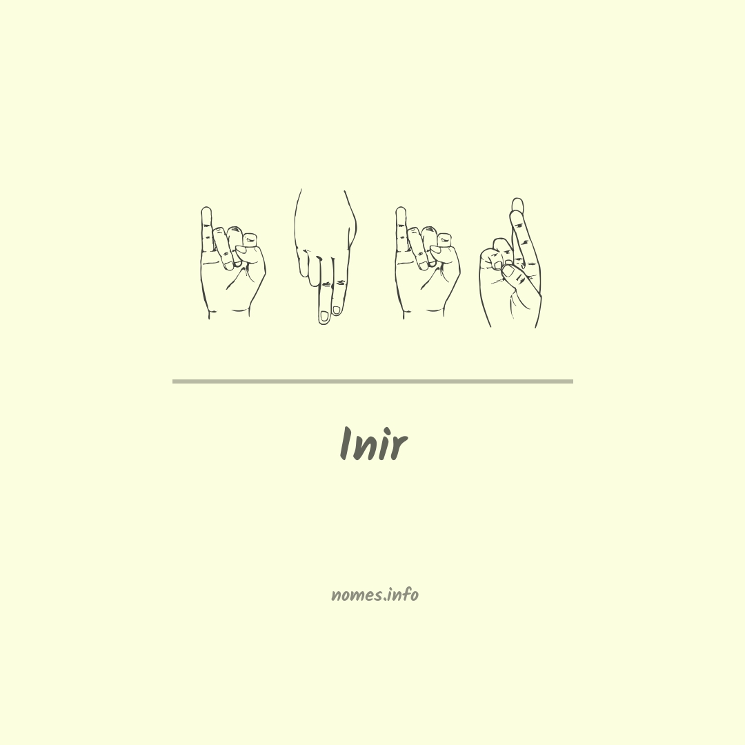 Inir em Libras