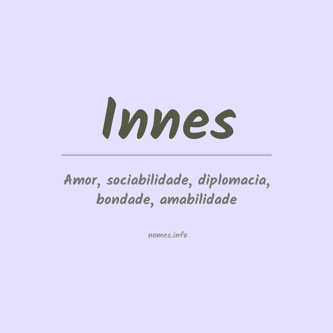 Significado do nome Innes