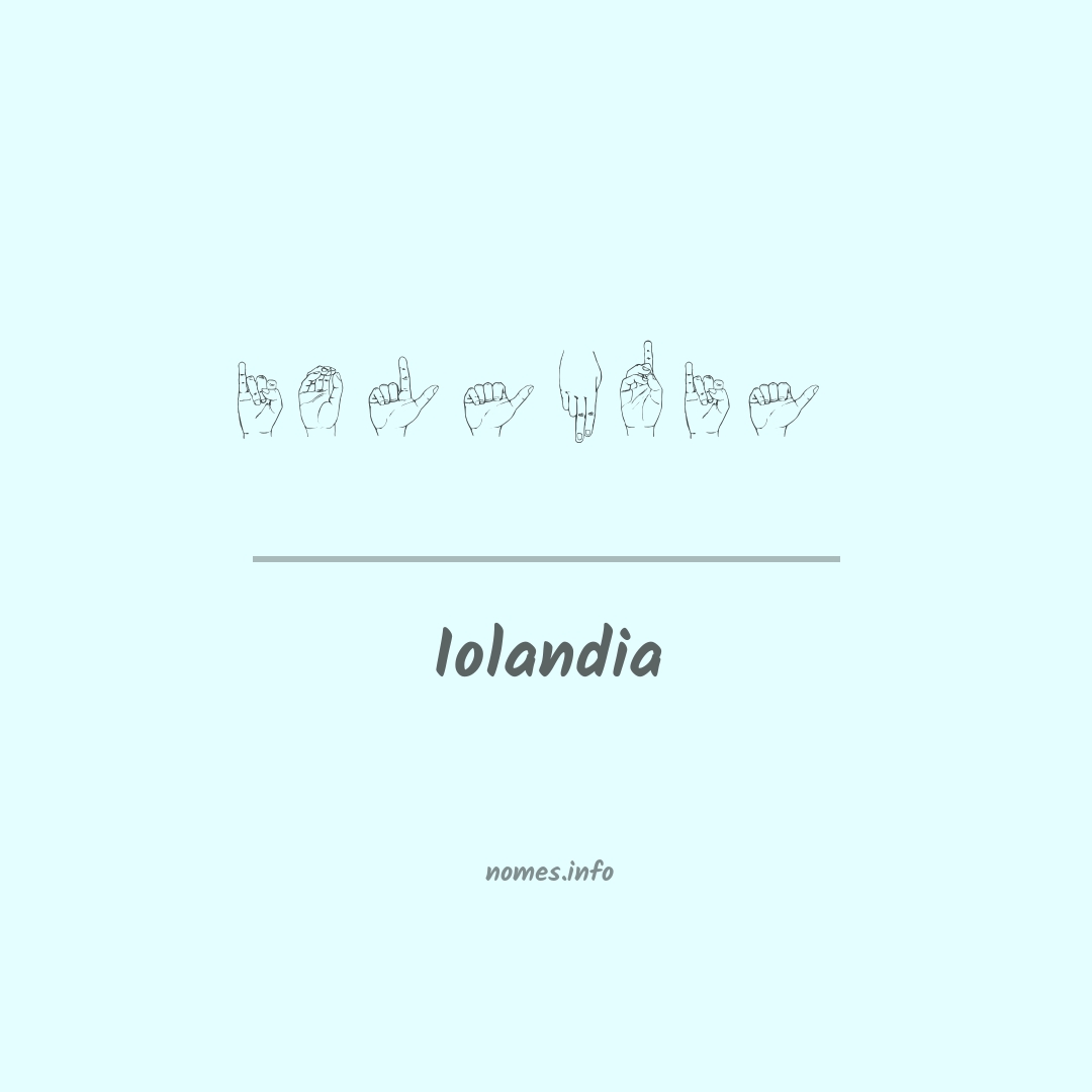 Iolandia em Libras