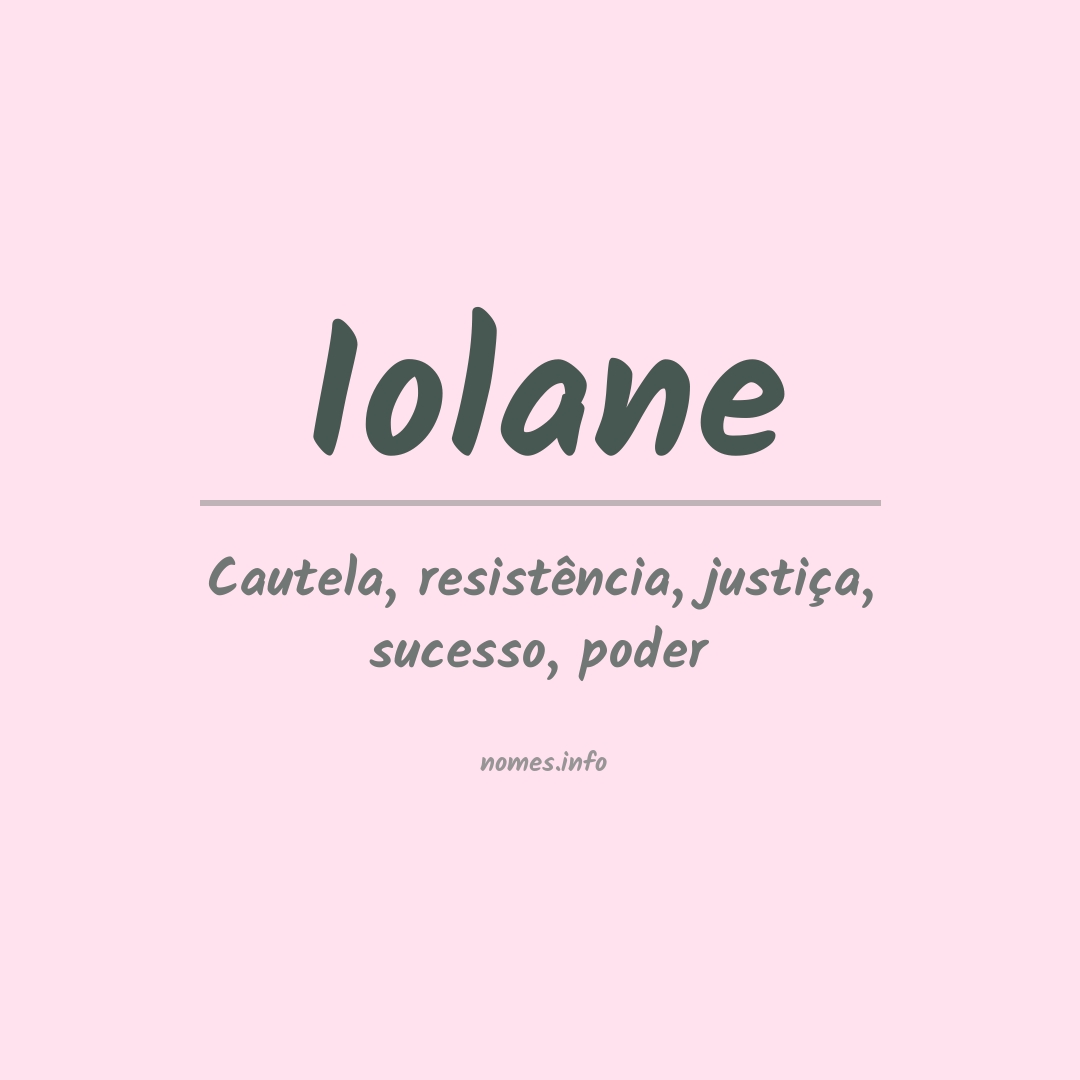 Significado do nome Iolane