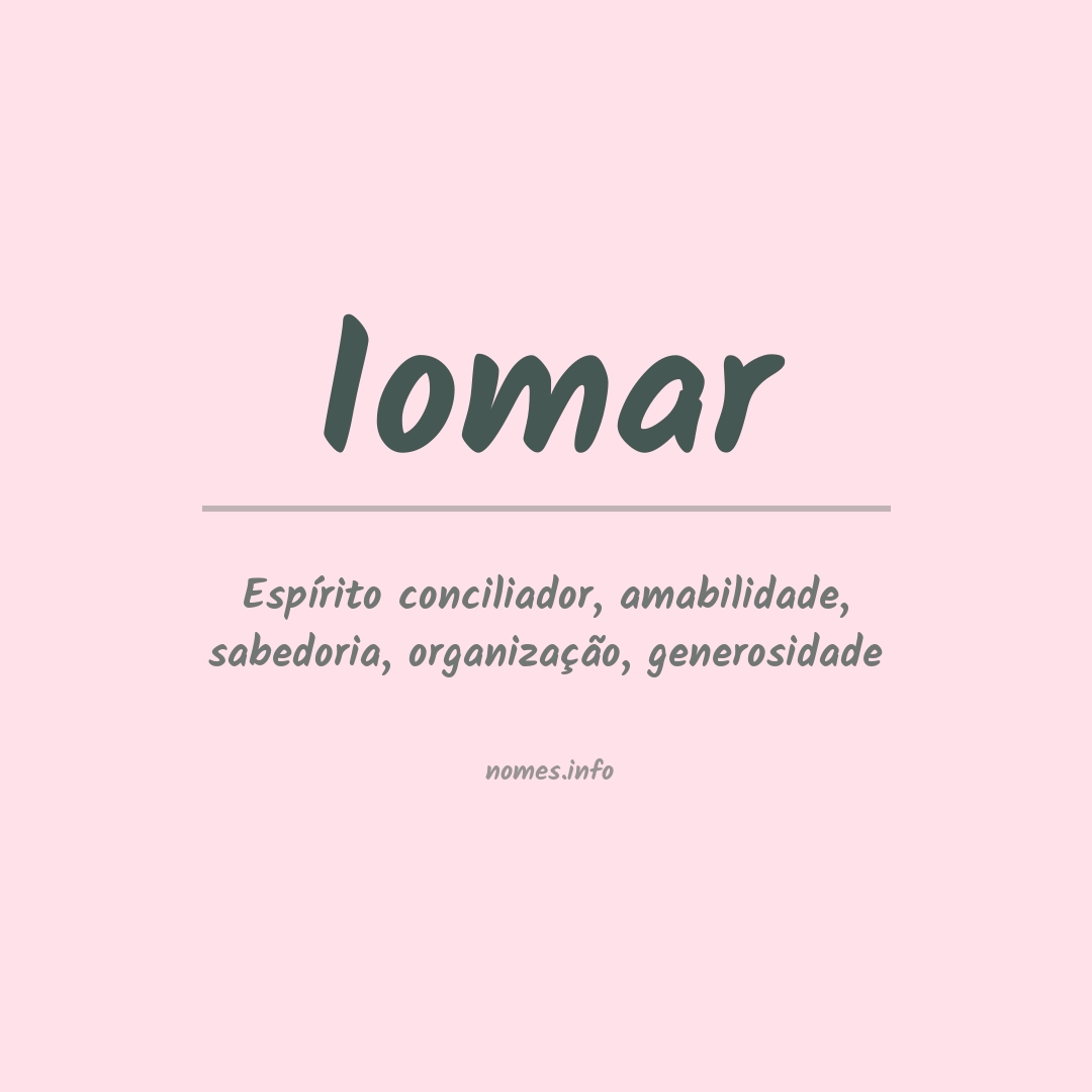 Significado do nome Iomar