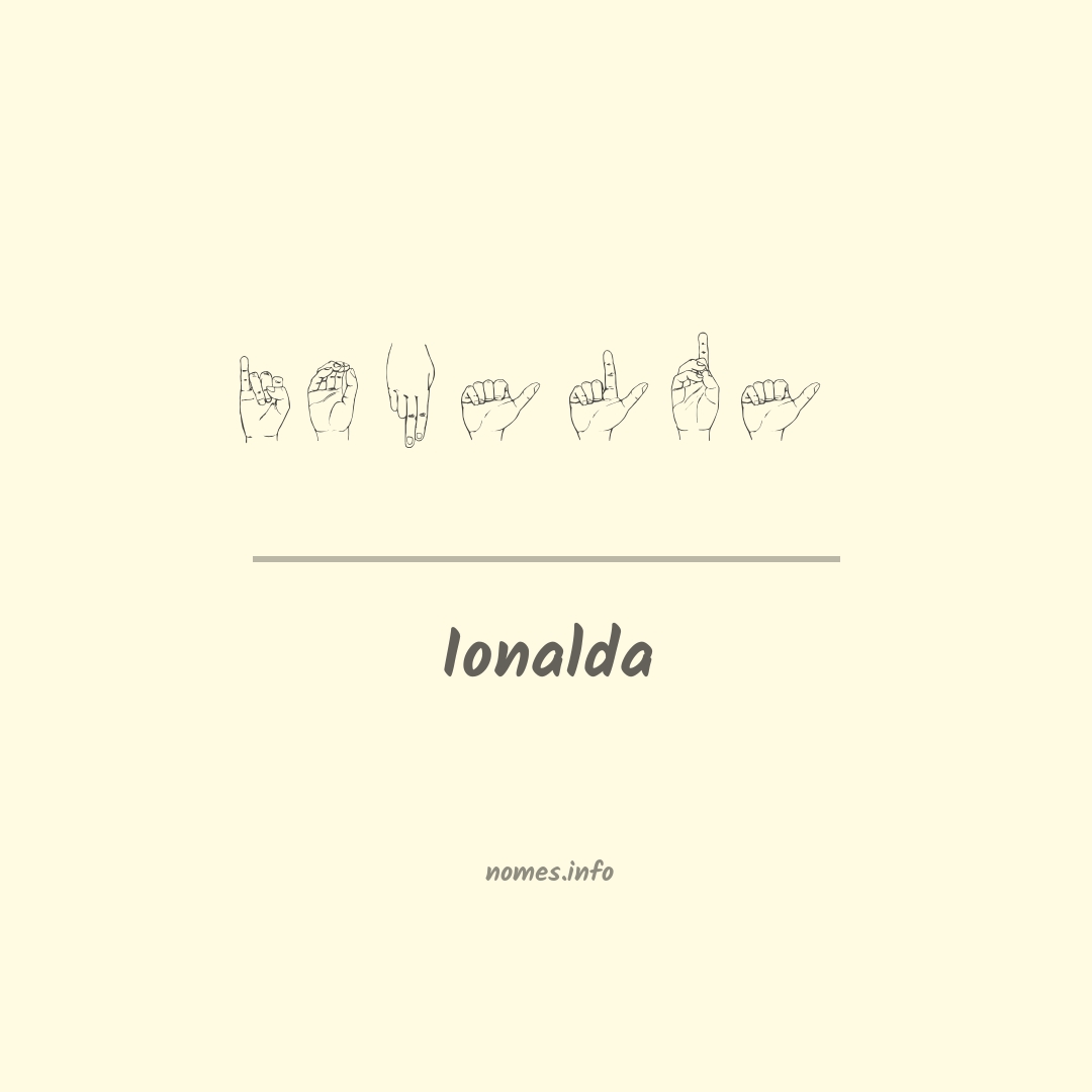 Ionalda em Libras