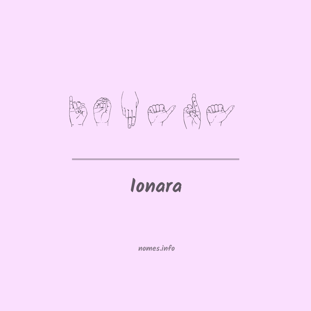 Ionara em Libras